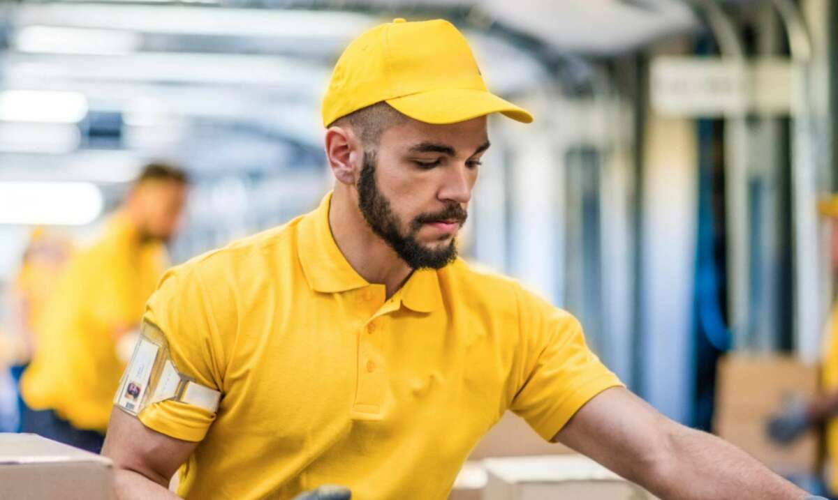 Un trabajador de Correos. Foto: Correos.