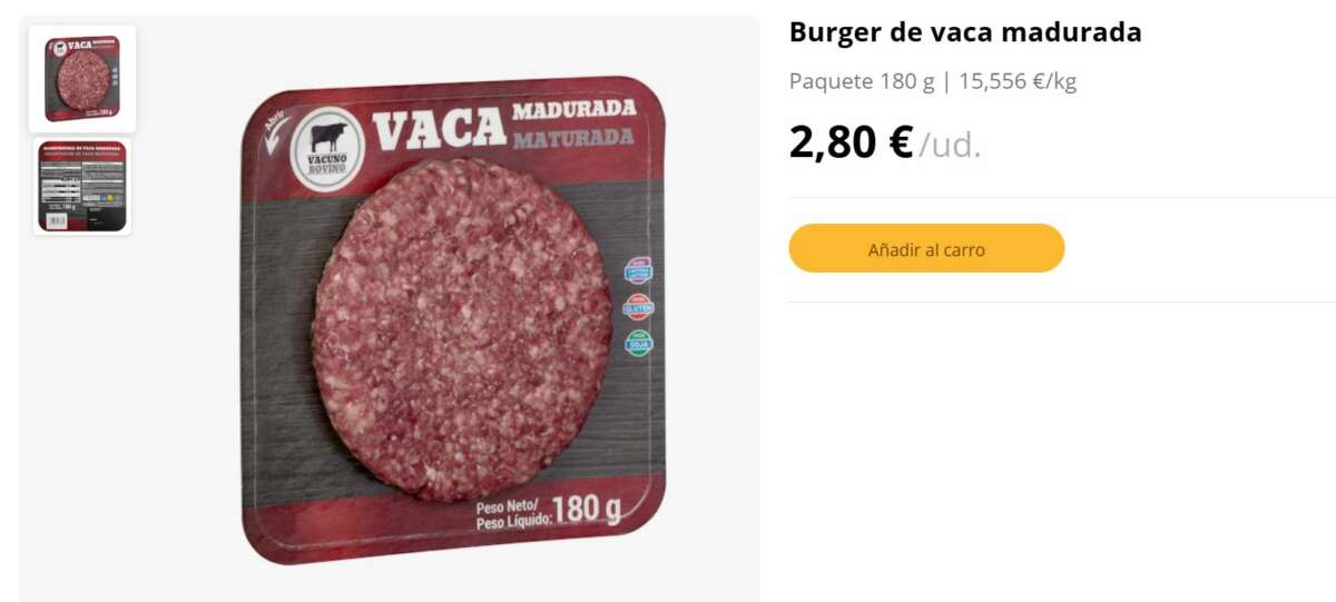 Hamburguesa de Mercadona