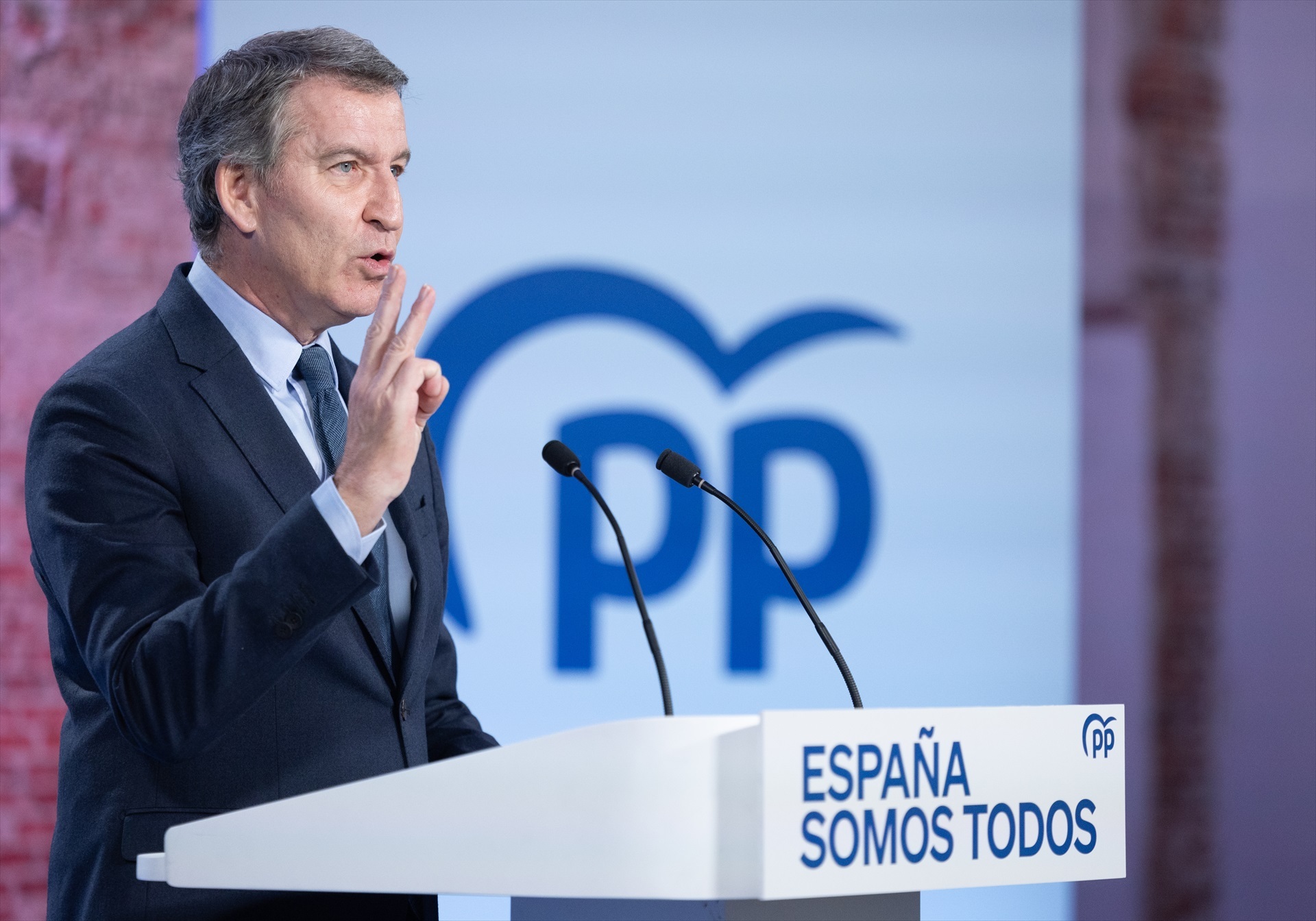 (Foto de ARCHIVO) El presidente del Partido Popular, Alberto Núñez Feijóo, ofrece una rueda de prensa, en el Espacio Jorge Juan, a 27 de diciembre de 2024, en Madrid (España). Durante su comparecencia, el presidente del Partido Popular ha realizado un balance político del año 2024. Eduardo Parra / Europa Press 27 DICIEMBRE 2024;PP;PARTIDO POPULAR;BALANCE;POLÍTICA;AÑO;2024 27/12/2024