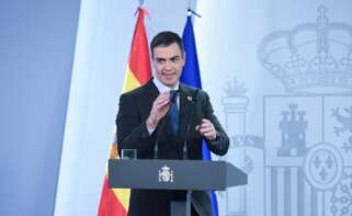 El presidente del Gobierno, Pedro Sánchez, durante una rueda de prensa tras el Consejo de Ministros