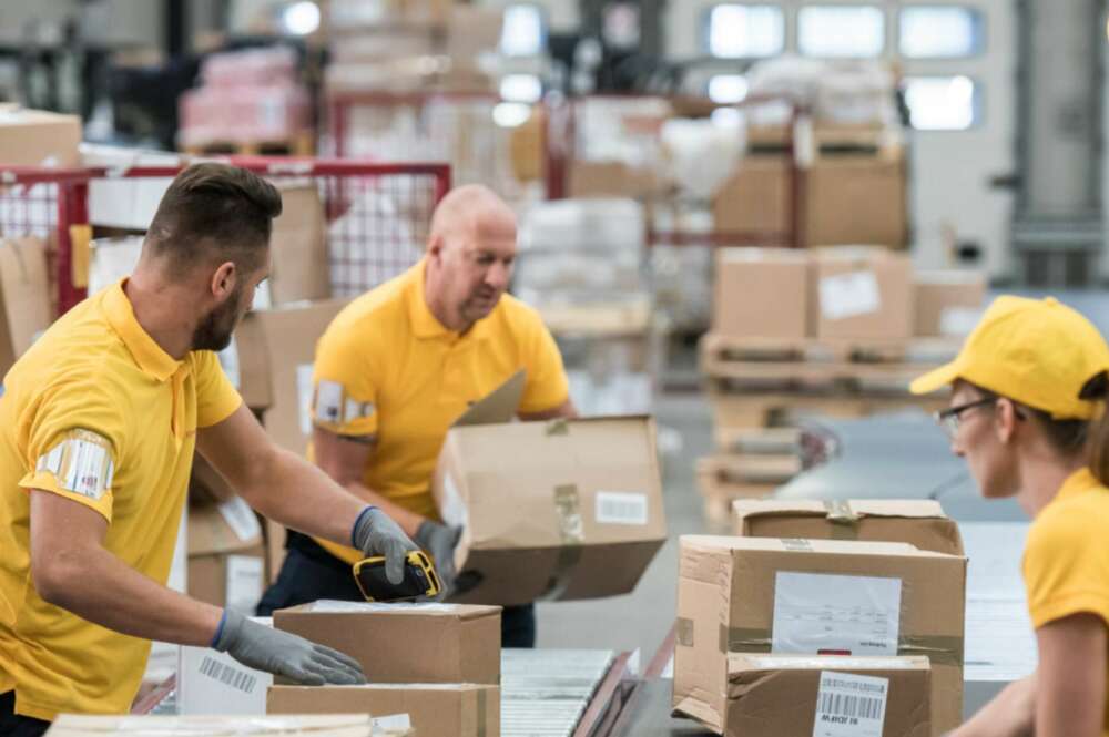 Trabajadores de Correos. Foto: Correos.