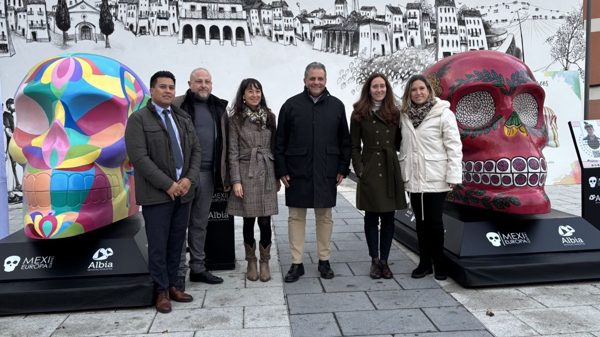 Inauguración de la exposición Mexicráneos en Parla