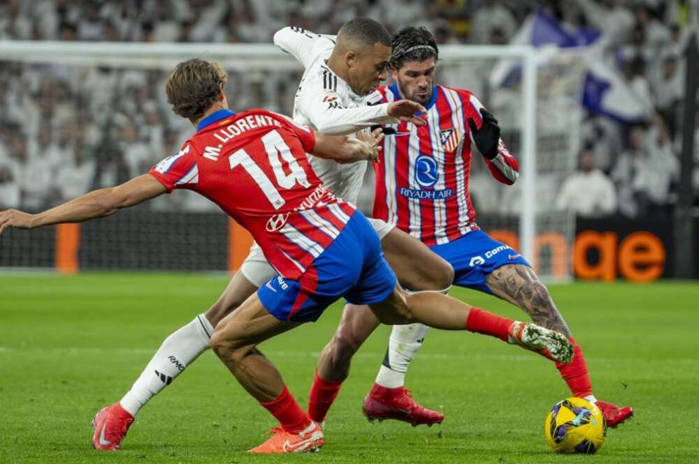 Imagen de un encuentro entre el Real Madrid y el Atlético de Madrid