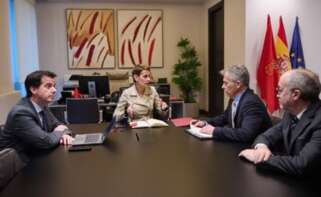 La presidenta Maria Chivite y el consejero Mikel Irujo se reunieron con representantes de Geoalcali