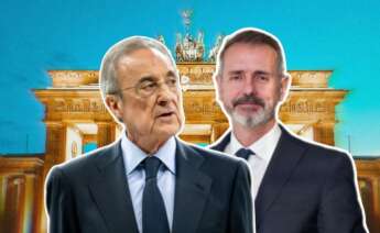 Florentino Pérez, dueño de ACS, y Marc Murtra, presidente de Telefónica