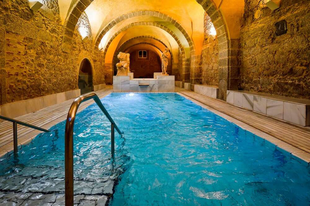 El balneario de Baños de Montemayor, ubicado en Cáceres.