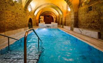 El balneario de Baños de Montemayor, ubicado en Cáceres.