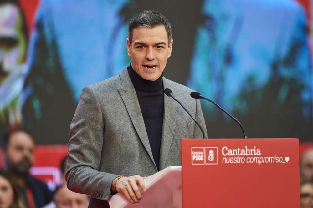 El secretario general del PSOE y presidente del Gobierno, Pedro Sánchez. Foto: César Ortiz / Europa Press.