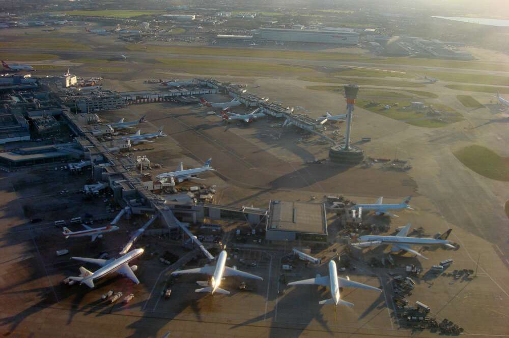 Aeropuerto de Heathrow de Londres. Foto: Wikipedia.