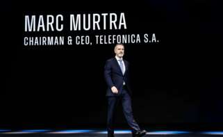 El presidente de Telefónica, Marc Murtra, en la inauguración del MWC de Barcelona