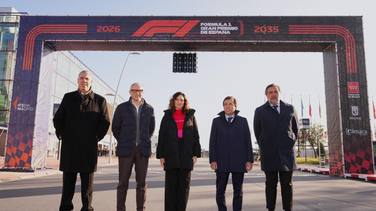 presentacion circuito f1 madrid