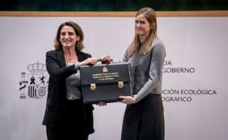 Teresa Ribera entrega la cartera del Ministerio para la Transición Ecológica a Sara Aagesen