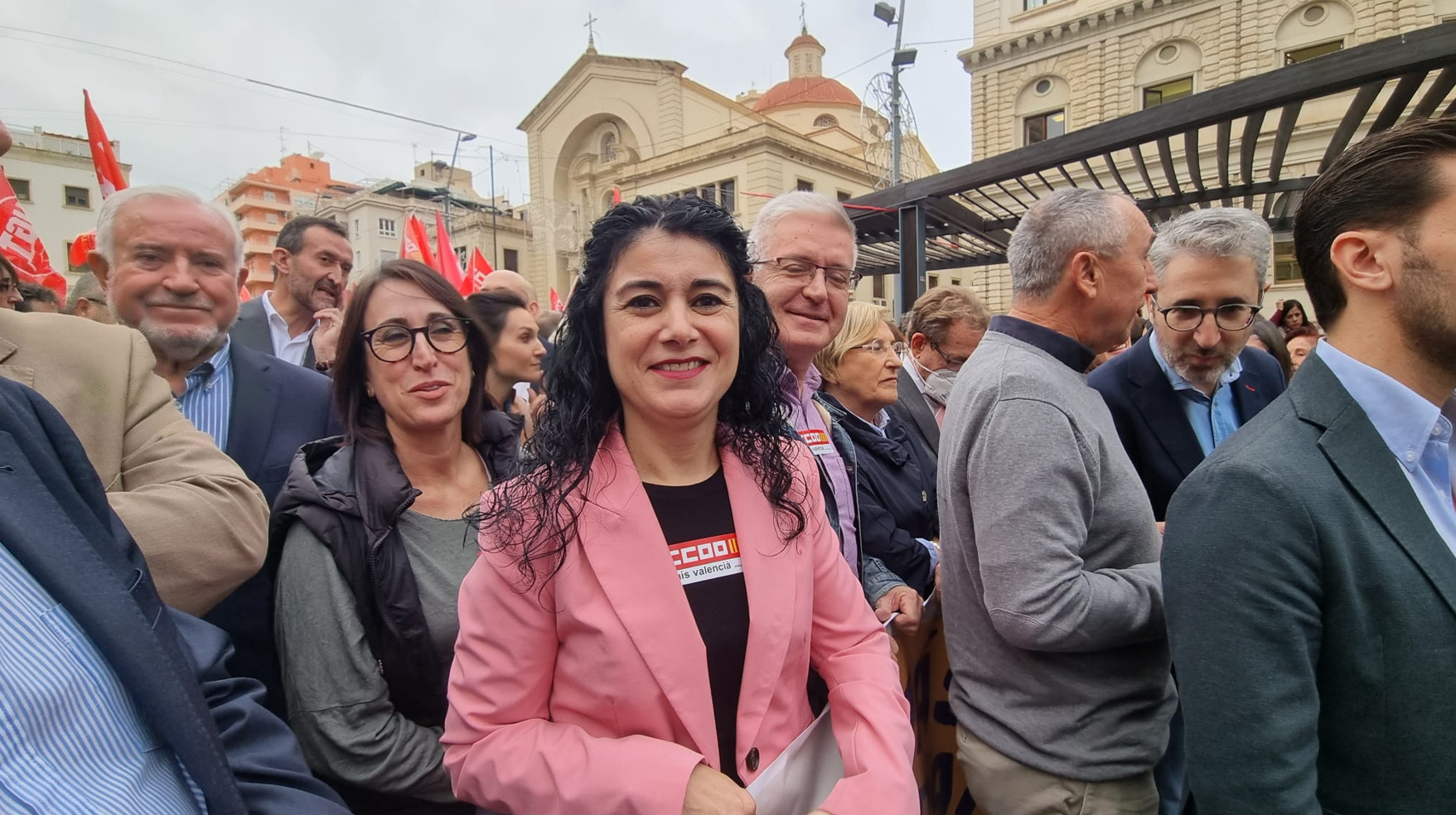 La secretaria general de CCOO PV, Ana García. Twitter.