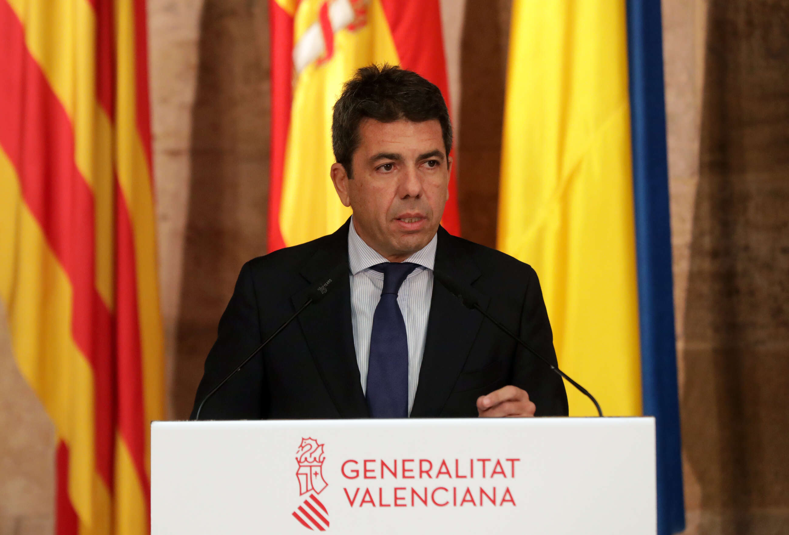 El presidente de la Generalitat Valenciana, Carlos Mazón