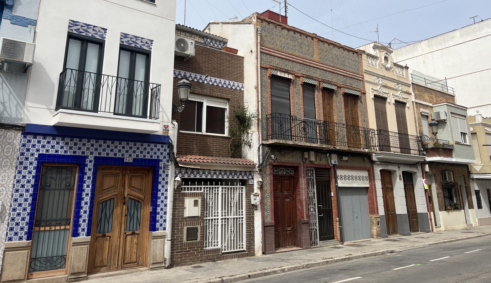 Casas del Cabanyal en Valencia