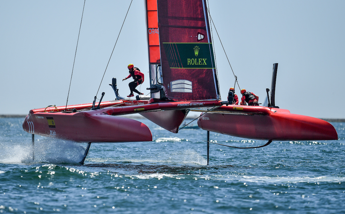 Competición de la Sail GP en Cádiz