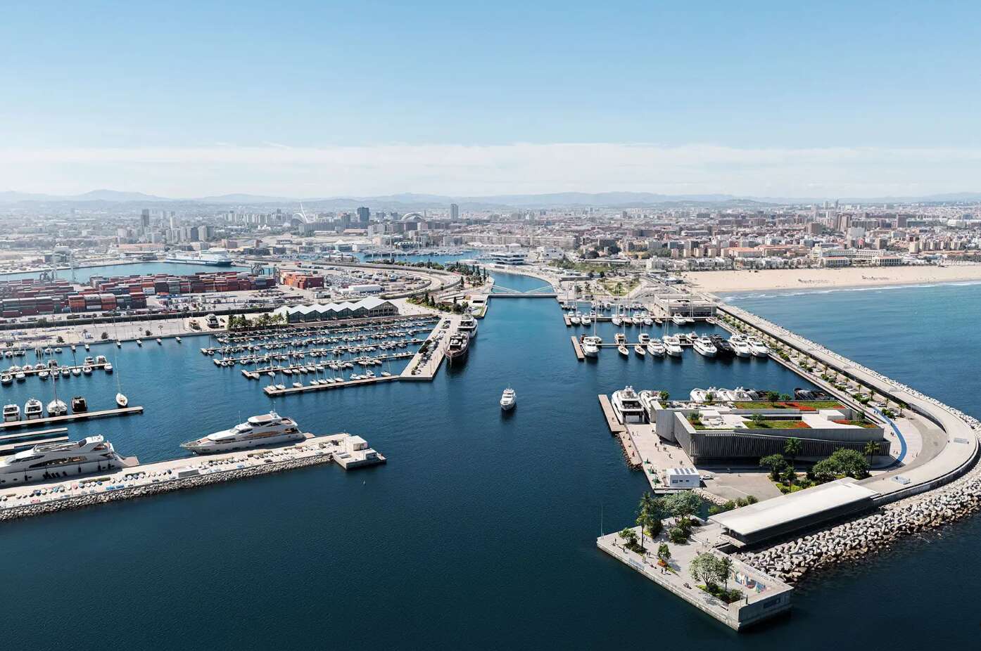 Proyecto de Erre Arquitectura, de Amparo Roig, para La Marina de Valencia