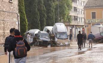 Coches dañados por la DANA en Valencia