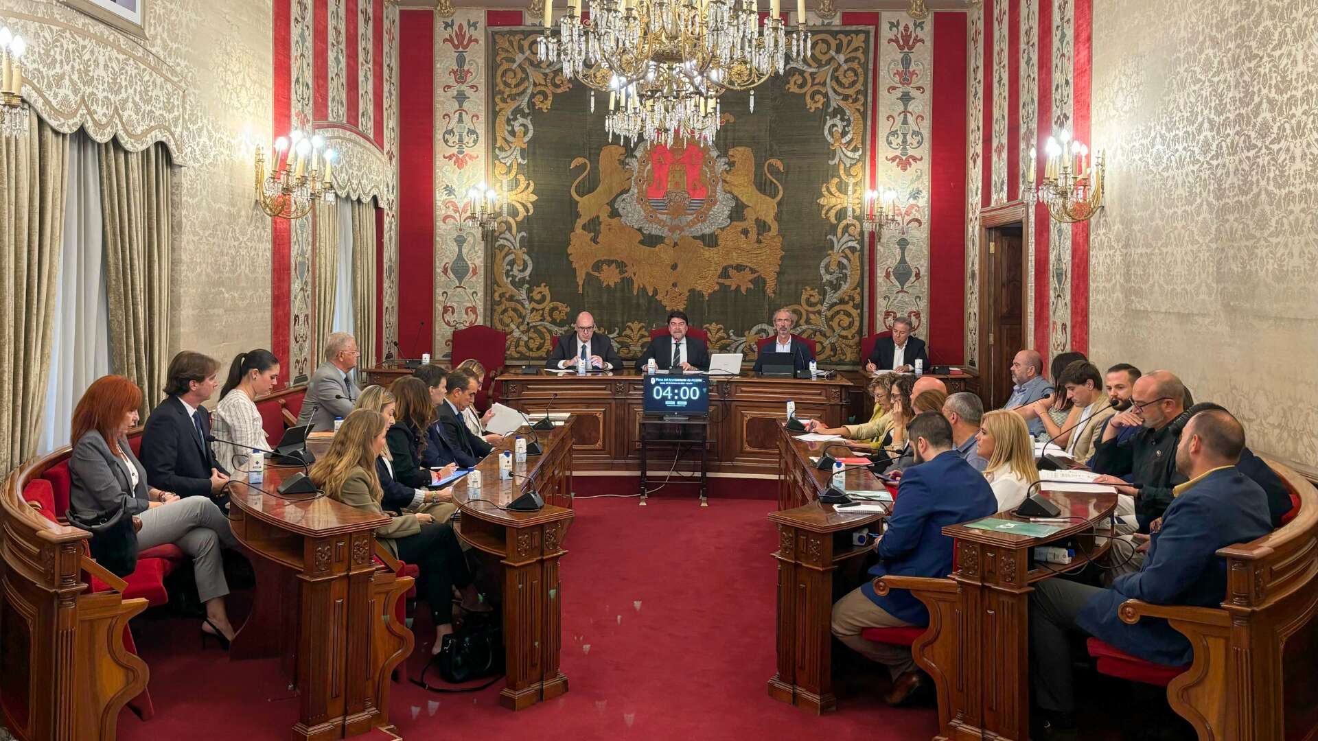 Fotografía del debate de la ciudad de Alicante