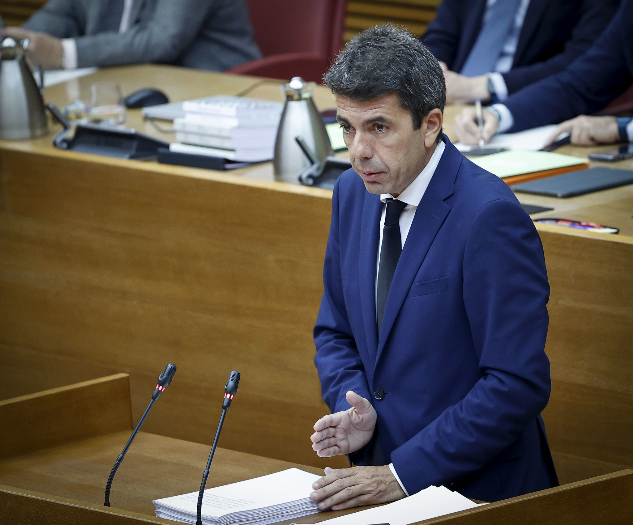 Carlos Mazón comparece en Les Corts tras la DANA (Foto: José Cuéllar/Corts Valencianes)