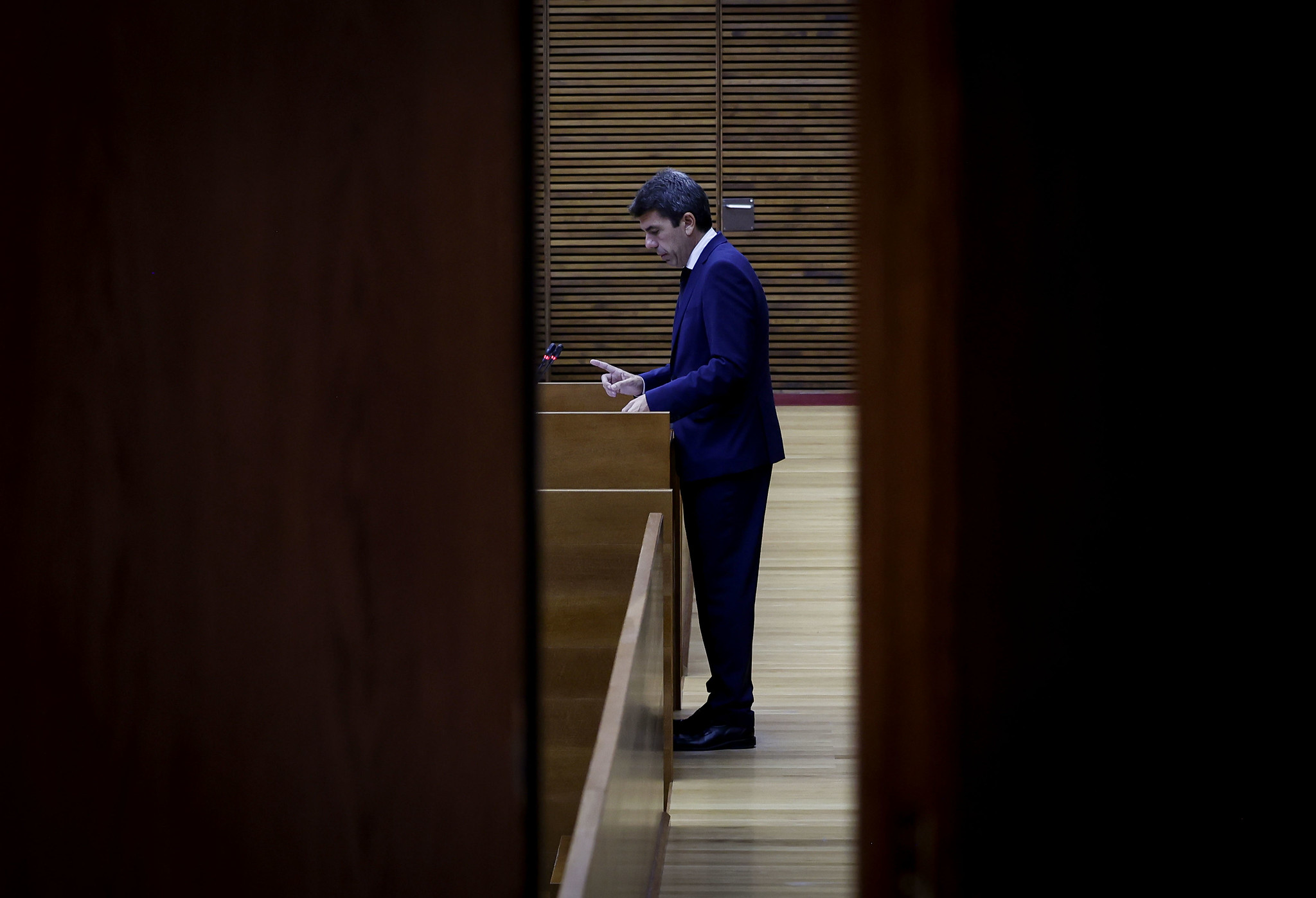 Carlos Mazón comparece en Les Corts tras la DANA (Foto: José Cuéllar/Corts Valencianes)