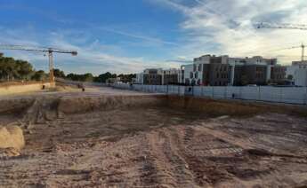 Obras en construcción de AEDAS Homes en Godella (Valencia)