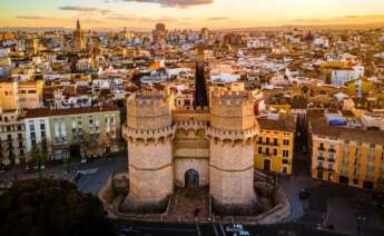 Torres de Serranos en Valencia