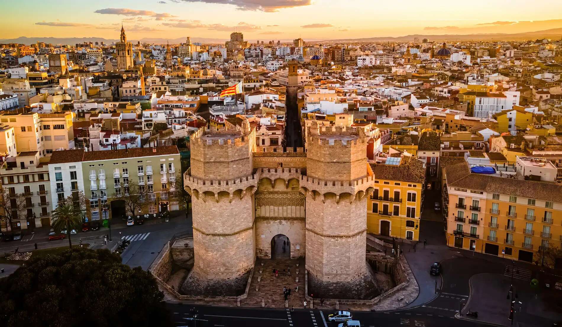 Torres de Serranos en Valencia