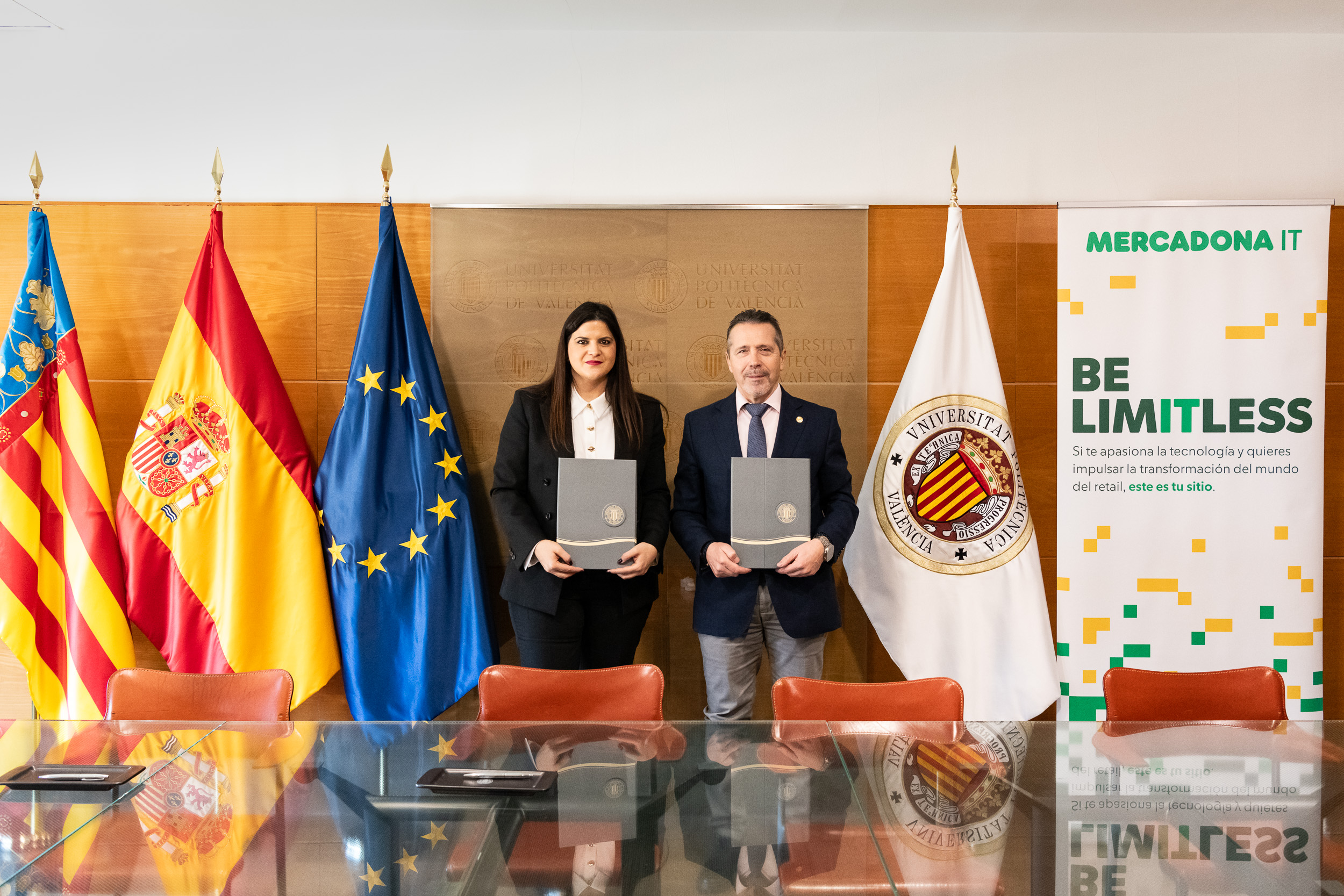 Mercadona y la UPV firman un acuerdo para formar talento tecnológico