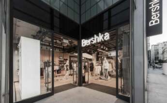 Imagen de archivo de la tienda de Bershka en la Plaza de Lugo (A Coruña)