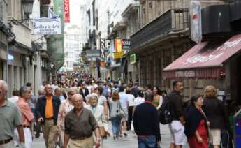 Archivo- Calle Real de A Coruña