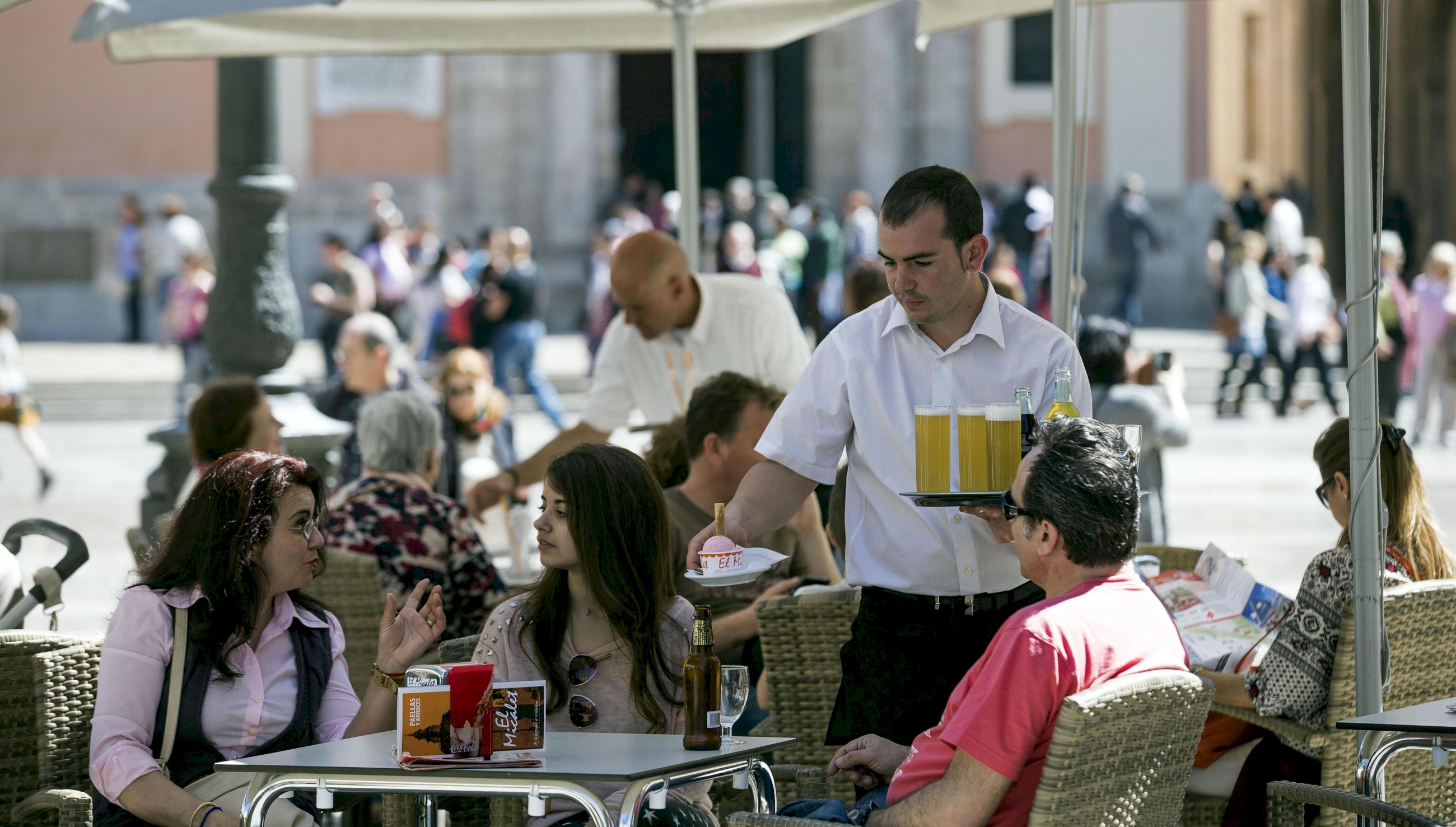 La terraza de un bar