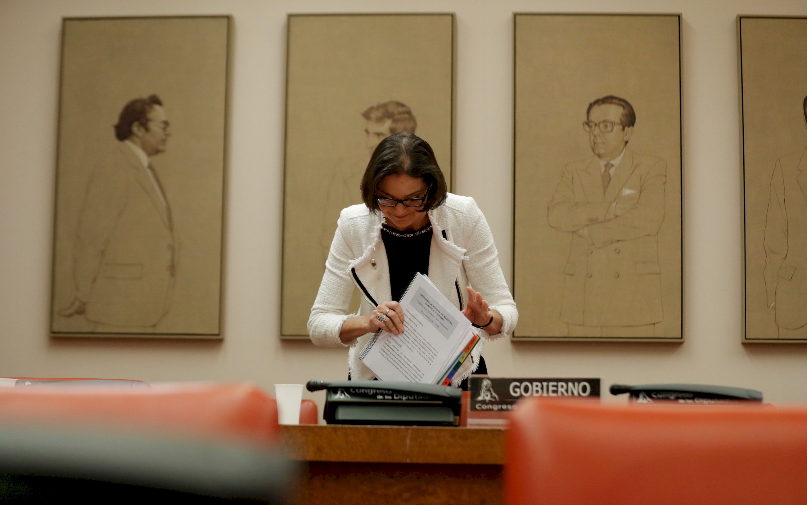 La ministra de Industria, Comercio y Turismo, Reyes Maroto, en una imagen de archivo. EFE/Emilio Naranjo/Archivo