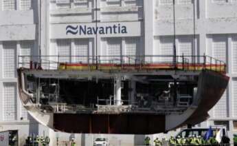 Imagen de archivo del astillero de Navantia en Ferrol / EFE