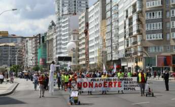 Movilización contra el ERTE de Repsol en A Coruña / CIG