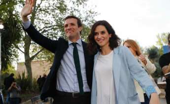 Pablo Casado e Isabel Díaz Ayuso