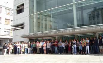 Delegación de la Xunta en Lugo durante una concentración contra la violencia machista / Xunta