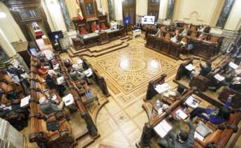 Imagen del Pleno del Ayuntamiento de A Coruña. Foto: Ayto Coruña