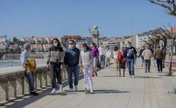 La quinta ola acelera los contagios en Galicia a pesar del avance de la inmunización. Foto: Europa Press