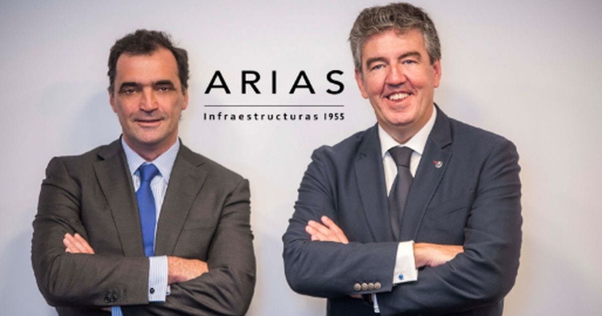 Mario Barcenilla (derecha) y Antonio Aranzadi, presidente y vicepresidente de Arias Infraestructuras / Arias Infraestructuras