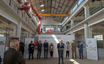 Acto de inicio de las obras del Centro de Servicios Avanzados de la CIudad de las TIC en A Coruña