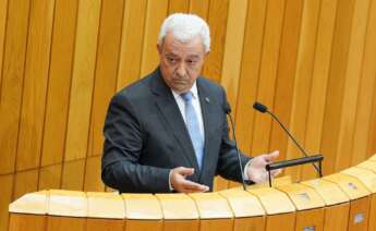 ntervención de Luis Álvarez, portavoz PSG-PSOE, en el PLENO INVESTIDURA ALFONSO RUEDA presidente Xunta en el Parlamento de Galicia - ÁLVARO BALLESTEROS