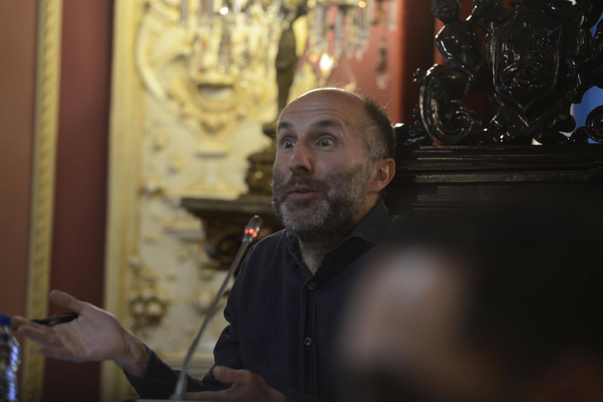 Gonzalo Pérez Jácome, alcalde de Ourense, durante un pleno / EP