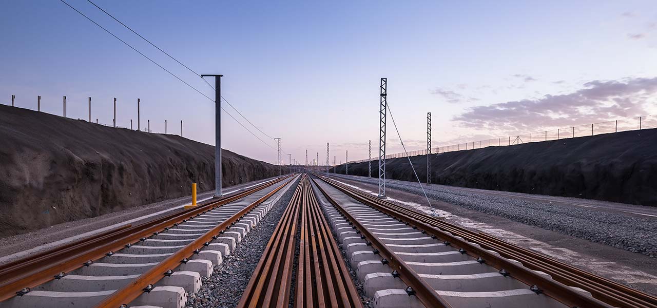 Imagen de archivo de las obras del AVE a La Meca, en cuyo consorcio participó Copasa