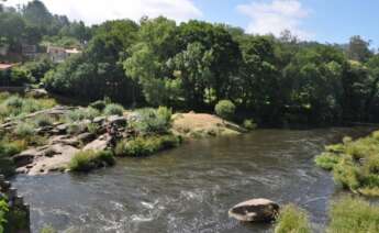 Caudal del Río Tambre a su paso por Ponte Maceira, en Negreira / Europa Press