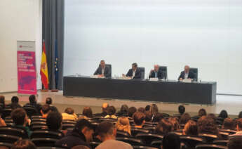 Antonio Garrigues en el acto de la UDC