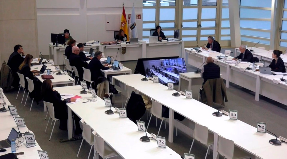 Maquinista Manuel Mato, durante el juicio del Alvia