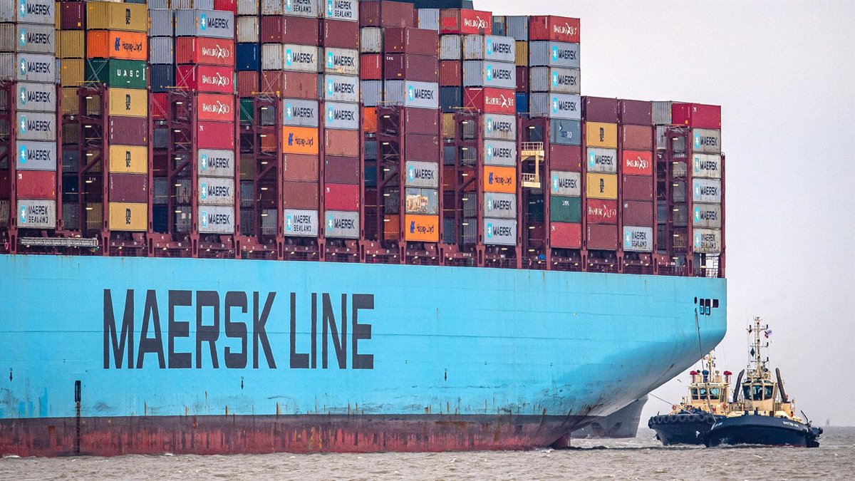 Buque de Maersk llega al puerto de Bremen / Photo: Sina Schuldt/dpa/Europa Press