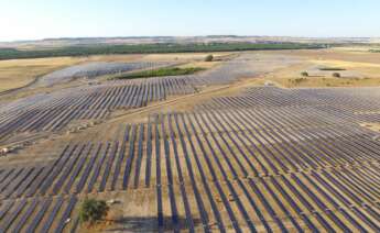 Parque solar fotovoltaico de Lantania en Tordesillas (Valladolid)