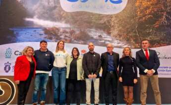 Imagen de la presentación de las 'Fragas do Eume' en Fitur